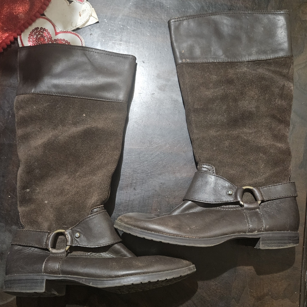 Ralph Lauren Brown Heeled Boots